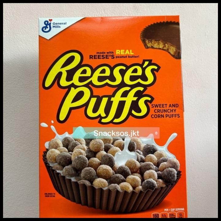 

General Mills Reeses Puffs Peanut Butter Cereal - Reese'S Sereal Usa