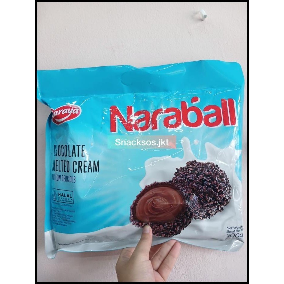 

Naraya Naraball Original Melted Cream /Strawberry/Chocolate Wafer Ball