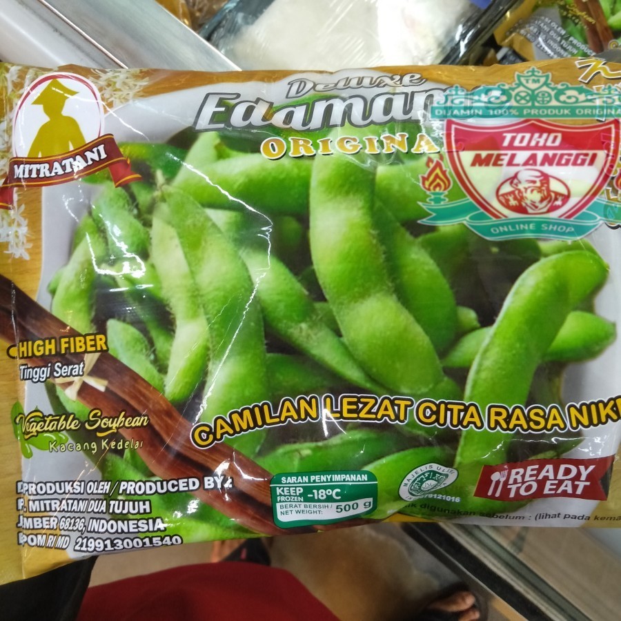 Mitratani Edamame Original 500 gr | Edamame Frozen Mitra Tani