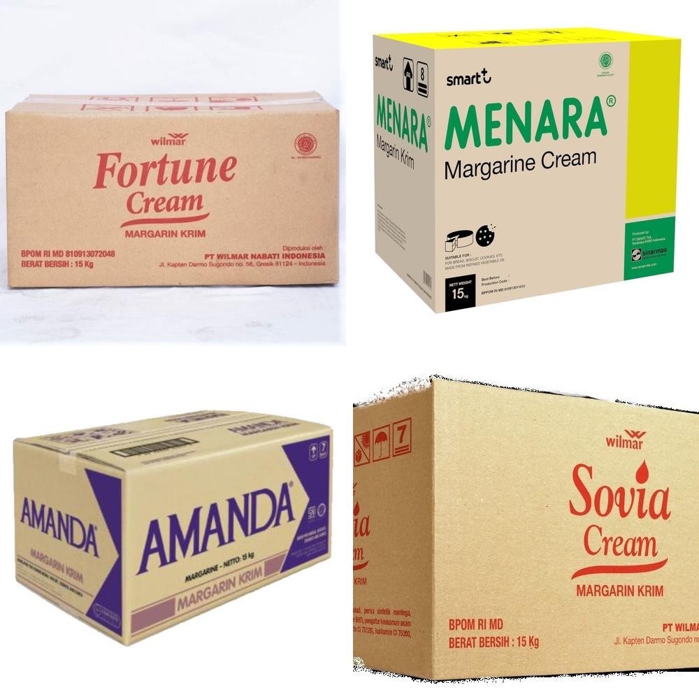 

(DISKON) Aneka Margarine Cream murah 15kg ( Menara / Fortune / Amanda ) 15 KG