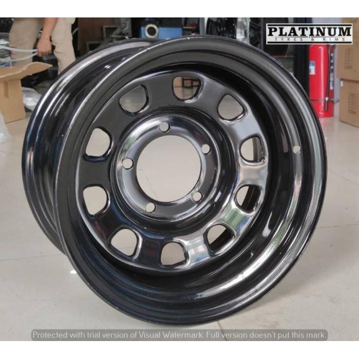 velg daytona ring15 lebar 8 et-42 cocok untuk jimny,taruna,jeep,feroza Original