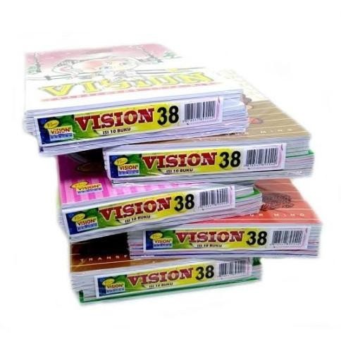 

Buku Tulis Vision 38 Lembar (1pack isi 10 buku)