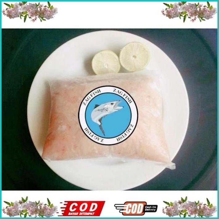 

BISMILLAH IKAN TENGGIRI GILING STANDART FRESH DAN SEGAR 1 KILO.. ALISUP