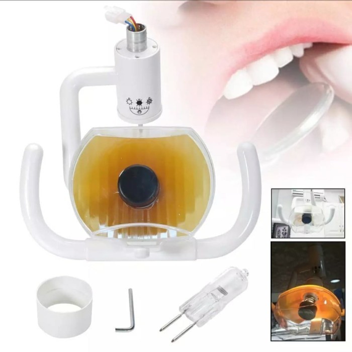 Lampu Halogen Dental Unit Spare Part Dental Unit