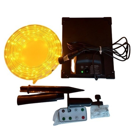 Lampu Led Strip Solar Tenaga Matahari Surya 10M 10 Meter Model Tancap Outdoor Waterproof / Ad-Lux