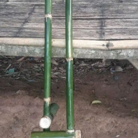 Egrang Bambu Tinggi 2Meter - Mainan Egrang Tradisional - Egrang