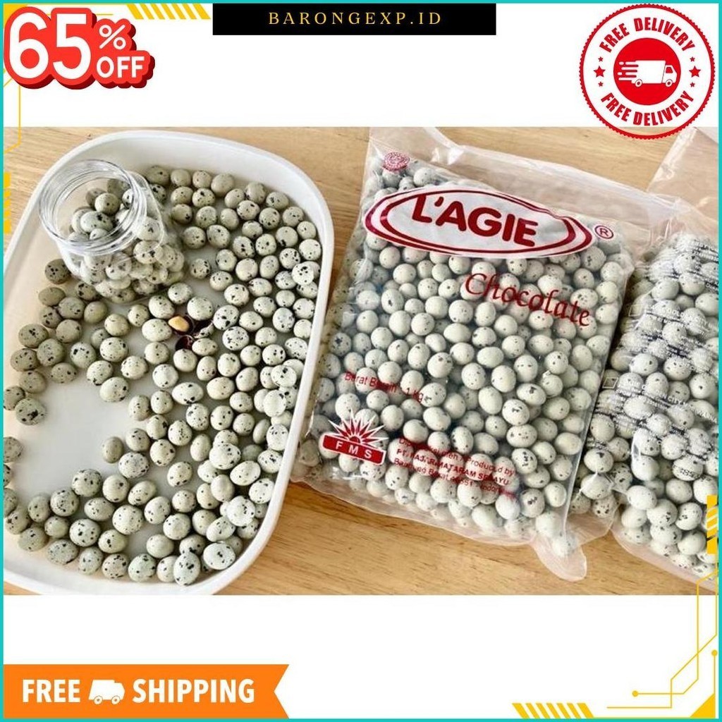 

Lagie Planet 1 Kg, Coklat Lagie Kiloan 1Kg, Lagie Coklat Telur Puyuh Isi Kacang Tanah Cod