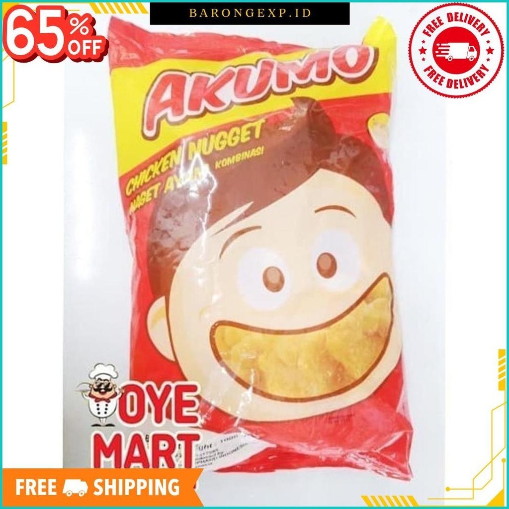 

Akumo Chicken Naget 1Kg Nugget Ayam Siap Kirim