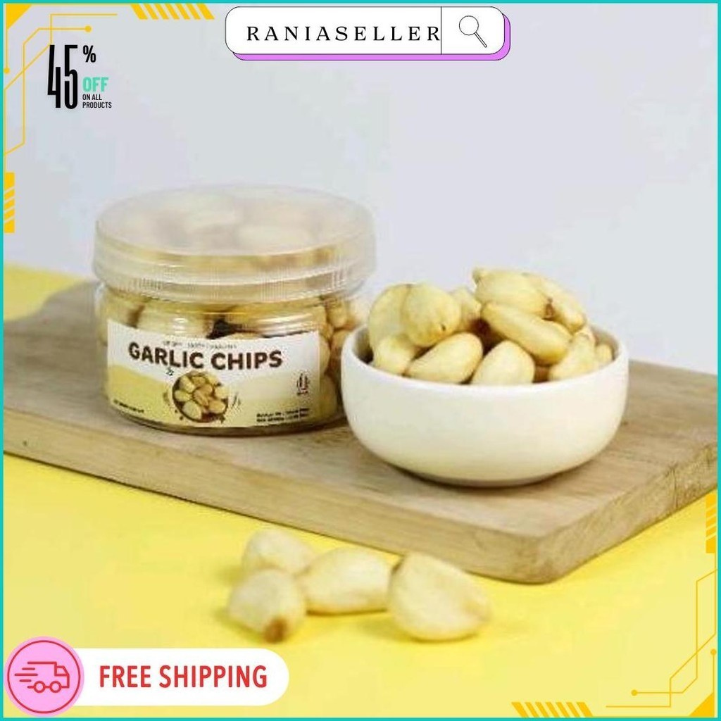 

Xpresstemil - Keripik Bawang Putih / Premium Bawang Putih / Garlic Chips / 300Ml, 400Ml, 750Ml/Kemasan Pouch Gratis Ongkir