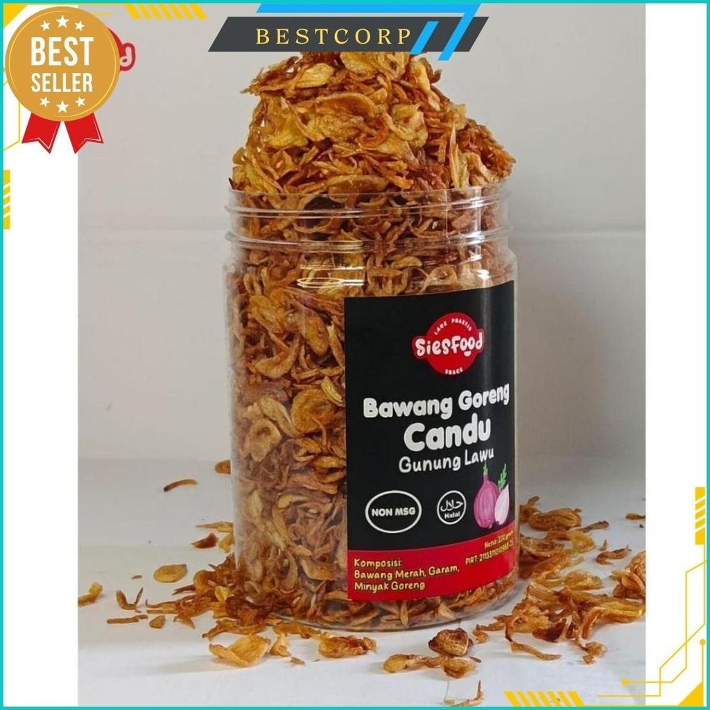 

Bawang Goreng Asli Premium Original 100% Tanpa Campuran | Bawang Goreng Candu 200Gr. Bisa Cod