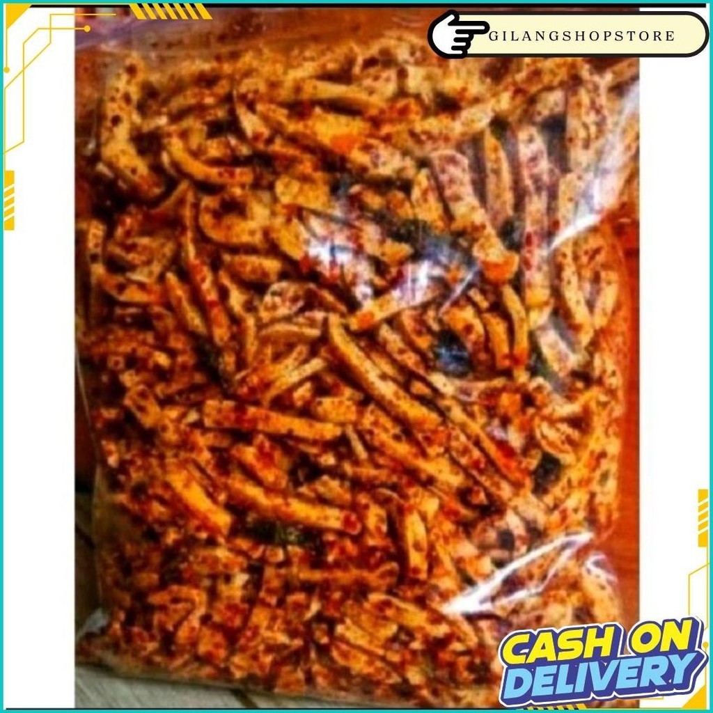 

Baso Goreng/Basreng Stik 1Kg/Pedas Daun Jeruk Siap Kirim