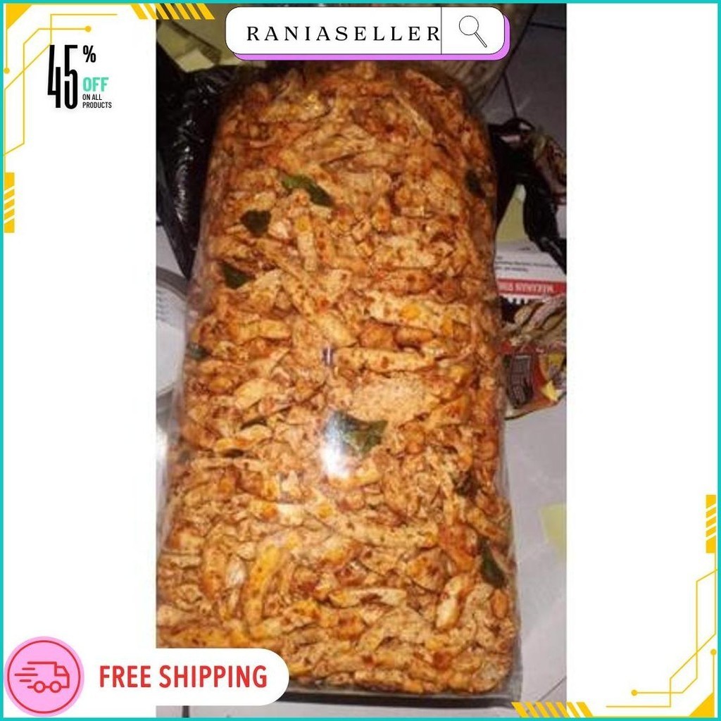

1Kg Basreng Stik Sultan Pedas Daun Jeruk Cod