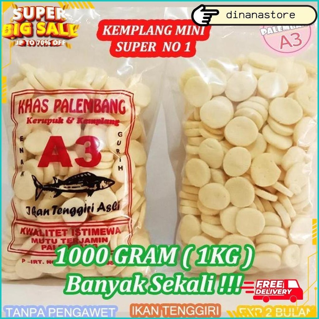 

Kemplang Mini Super Ikan Tenggiri 1 Kg Siap Kirim