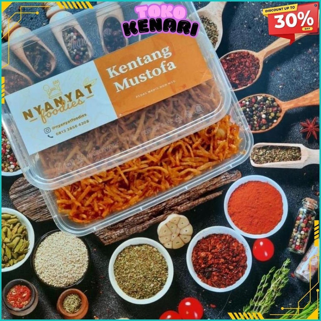 

Kentang Mustofa Daun Jeruk Box Nyanyat (Tersertifikasi Halal) Bisa Cod