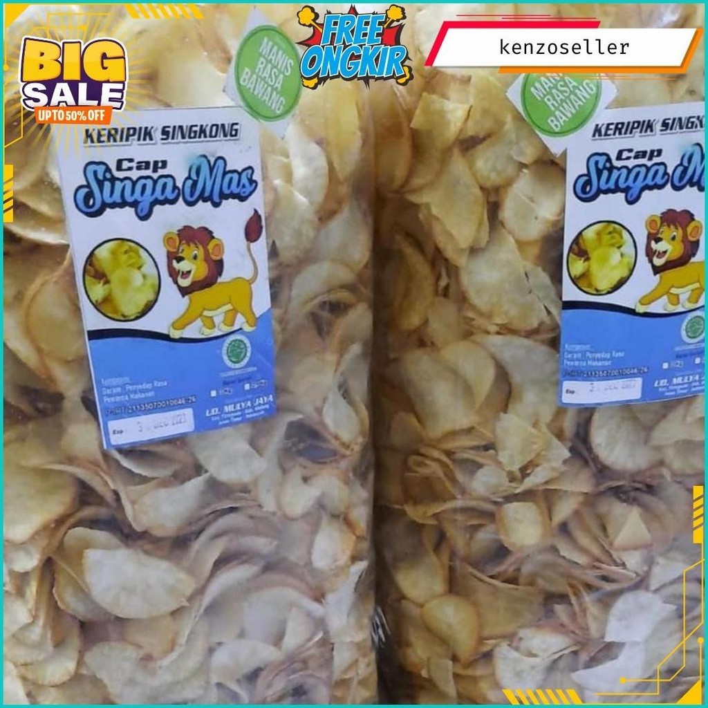 

Keripik Singkong Gurih 1Kg Terlaris