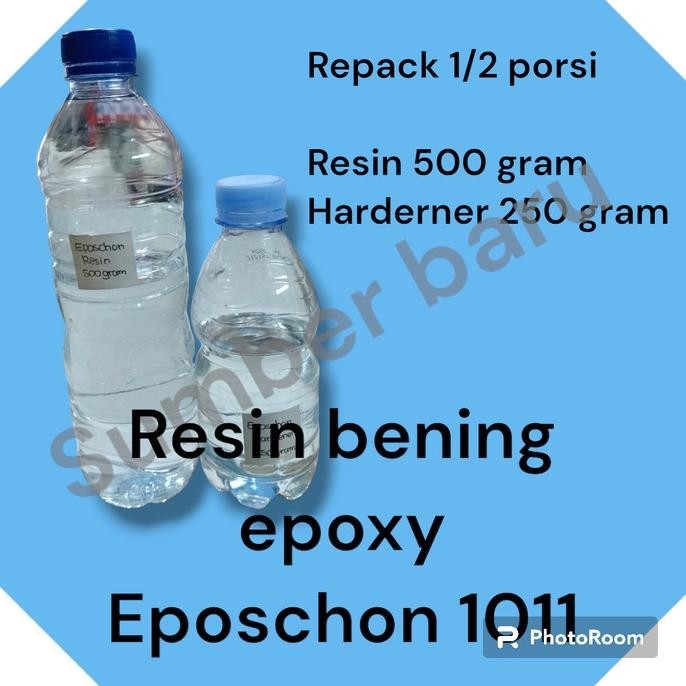 %%%%] Lem resin bening epoxy clear eposchon 1011 Justus