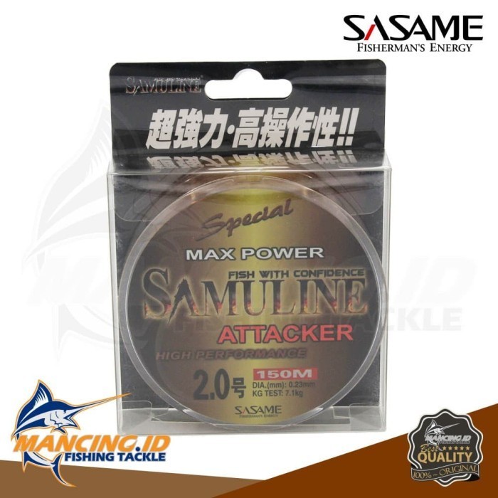Senar Pancing Sasame Samuline Attacker 150M Fishing Line