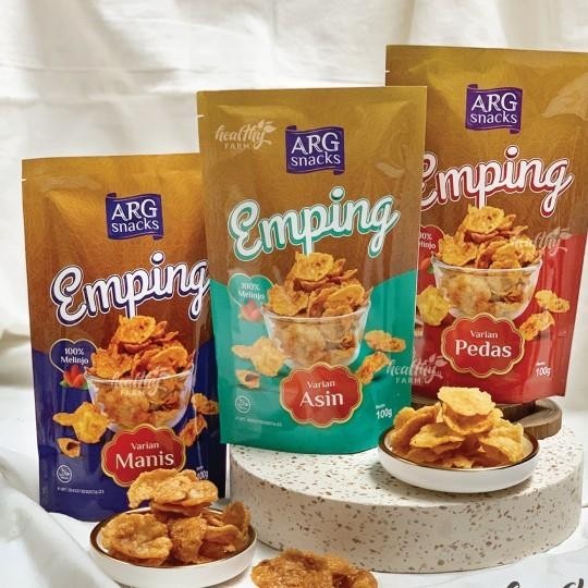 

Arg Emping Melinjo Manis Karamel Pedas Balado Asin Gurih Renyah