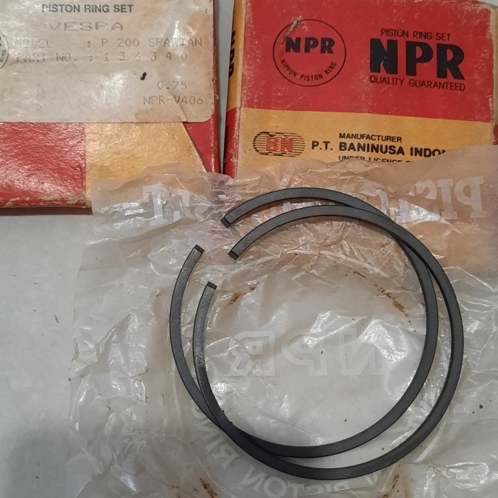 best produk] Ring Piston Vespa Spartan P200XE Original NPR size 66.75mm