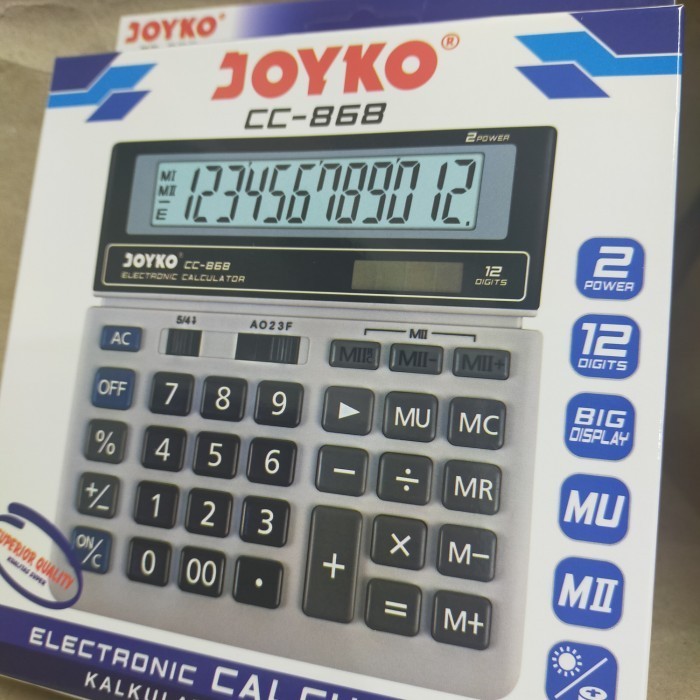 

Ready Calculator JOYKO SDC 868 L 12 digit Original