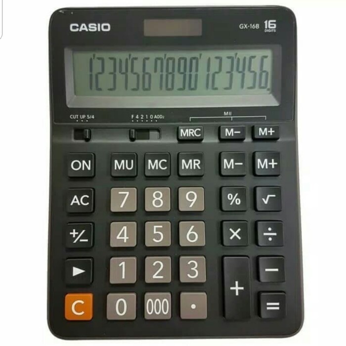 

Ready Kalkulator GX16B calculator casio original gx 16 b