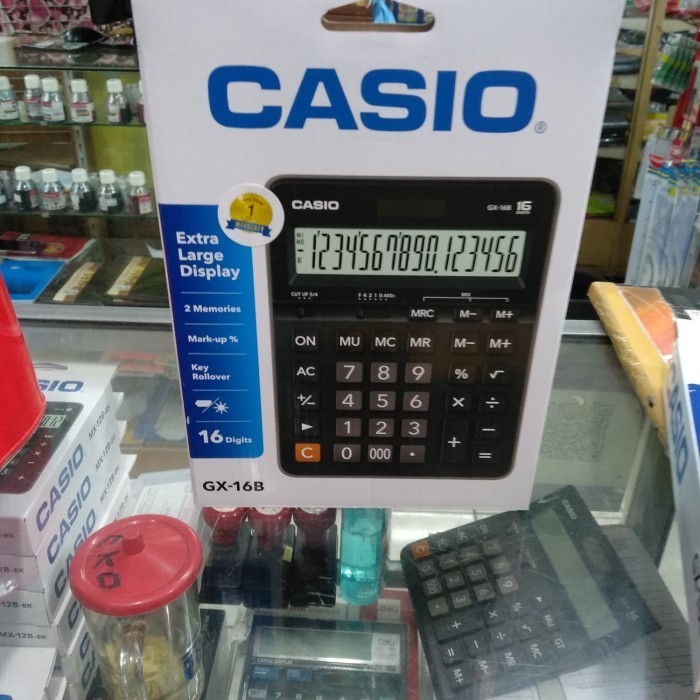 

Ready Kalkulator CASIO GX-16G 16 digit original