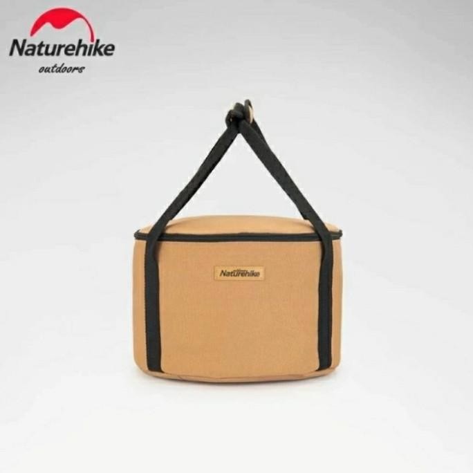 BEBAS ONGKIR - STORAGE BAG CANVAS NATUREHIKE NH20PJ129 ROUND PERLENGKAPAN CAMPING