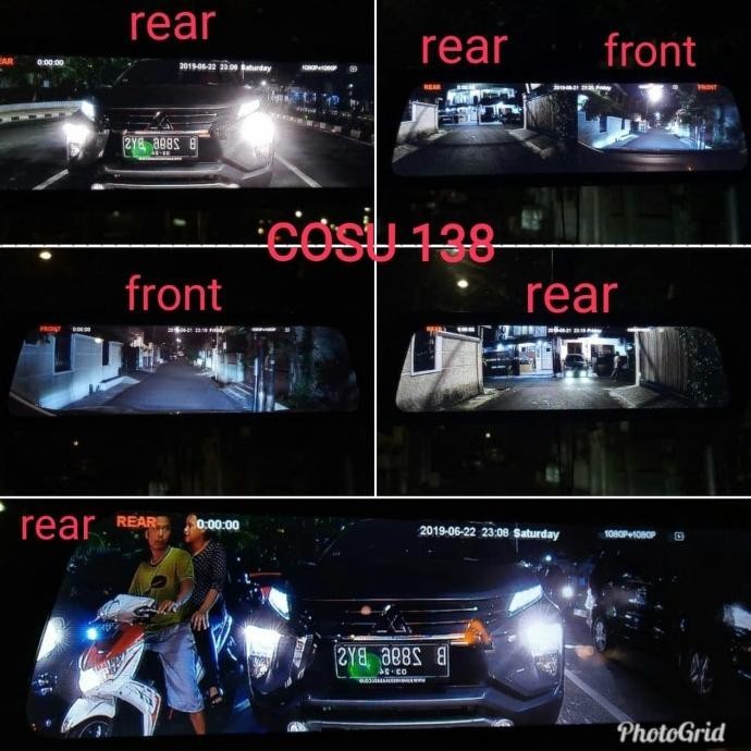 YU Kaca Spion tengah Camera kamera dvr Xpander,Pajero,outlander dll TERLARIS