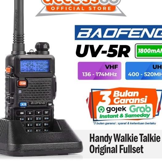 Walkie Talkie Ht Handy Talkie Baofeng Uv5R/Uv-5R Radio Ht Komunikasi