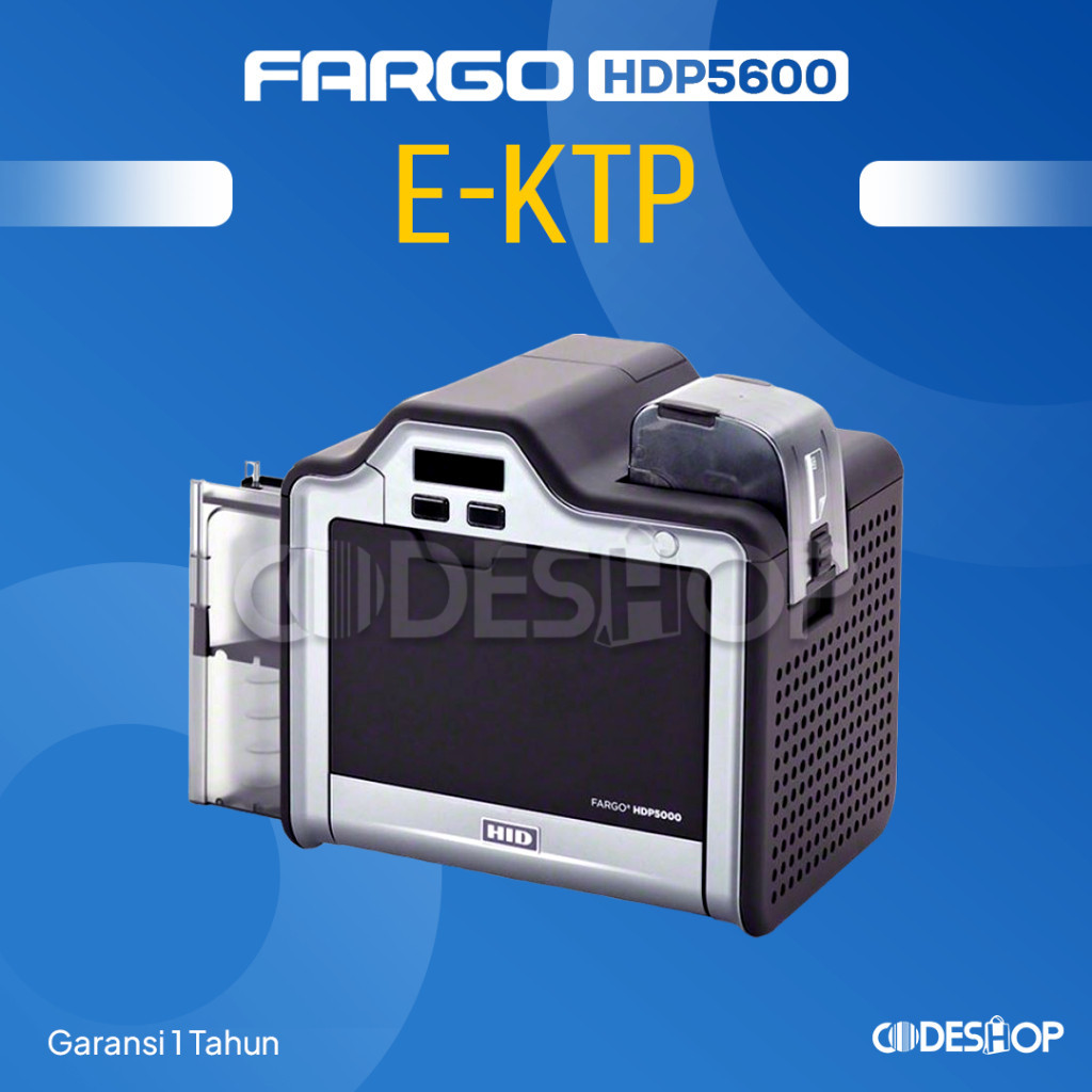 Printer ID Card FARGO HDP5600 Cetak Kartu E-KTP HDP 5600 - Single Side