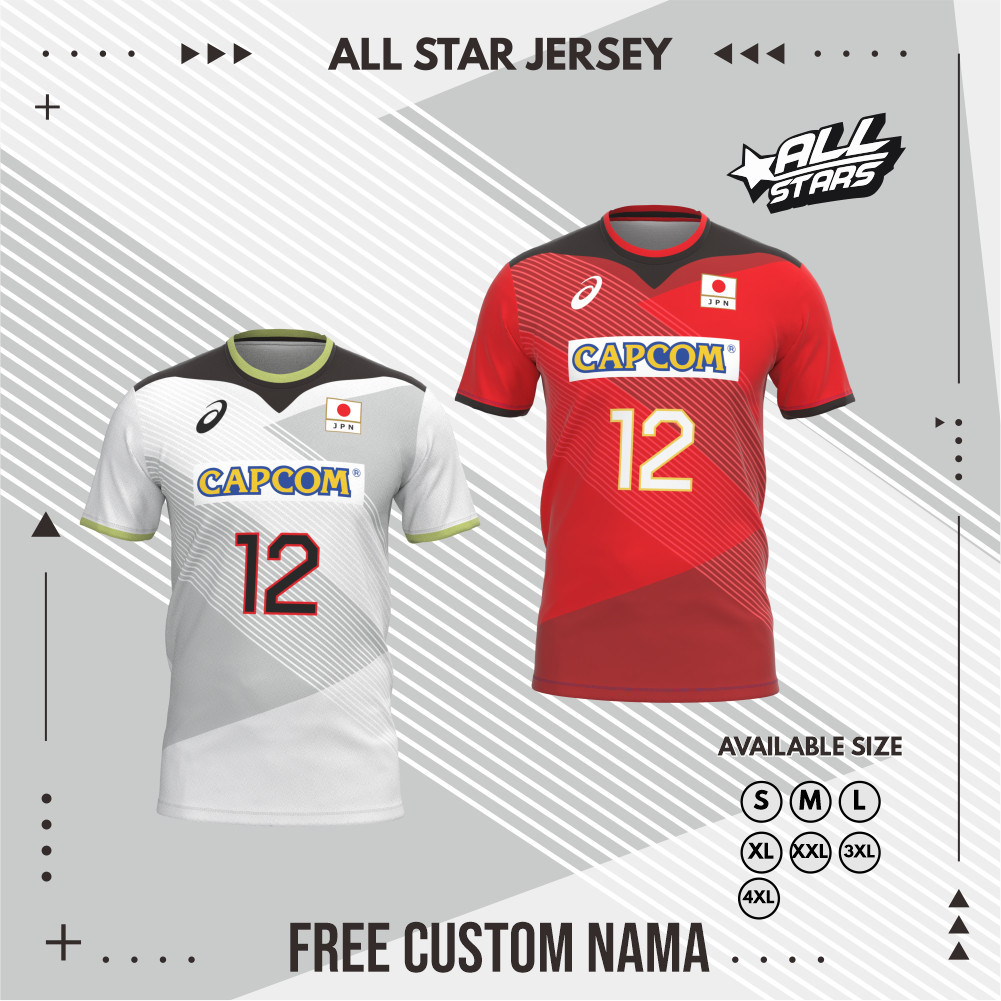 V2 JERSEY VOLI TIMNAS JAPAN | JERSEY JAPAN | JERSEY JAPAN VOLLEYBALL | FREE CUSTOM NAMA | BAHAN DRI-