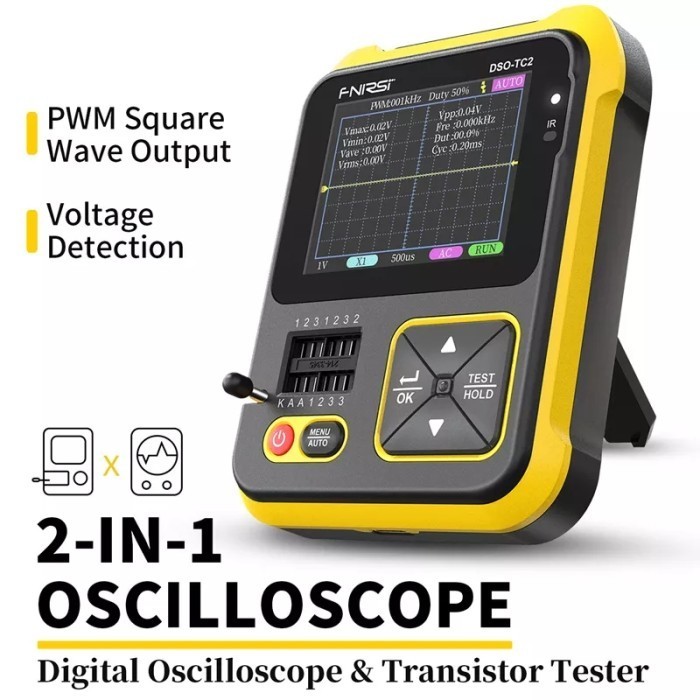 FNIRSI DSO TC2 Oscilloscope PWM Transistor Tester