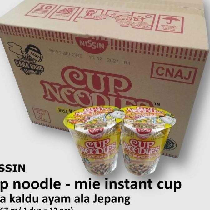 

Nissin cup noodles per dus