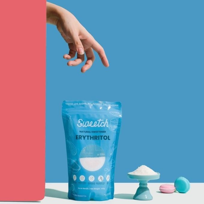 

Sweetch Erythritol Granulate - Pemanis Alami Tanpa Kalori - 300gr DS76