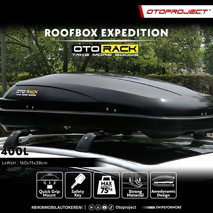 Roof Box Otorack Expedition Type Gratis Ongkir