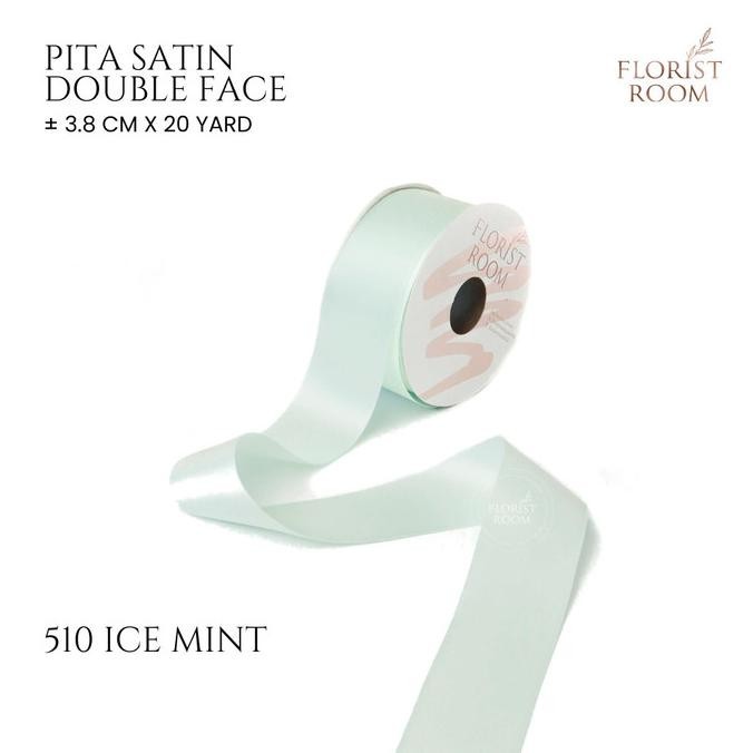 

Pita Satin Double Face 3.8cm x 20yard - Green Series