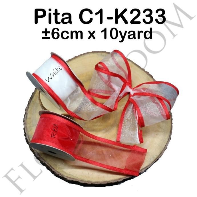 

Pita C1-K233 6cm x 10yard - Ribbon - Pita Motif - Pita Kado