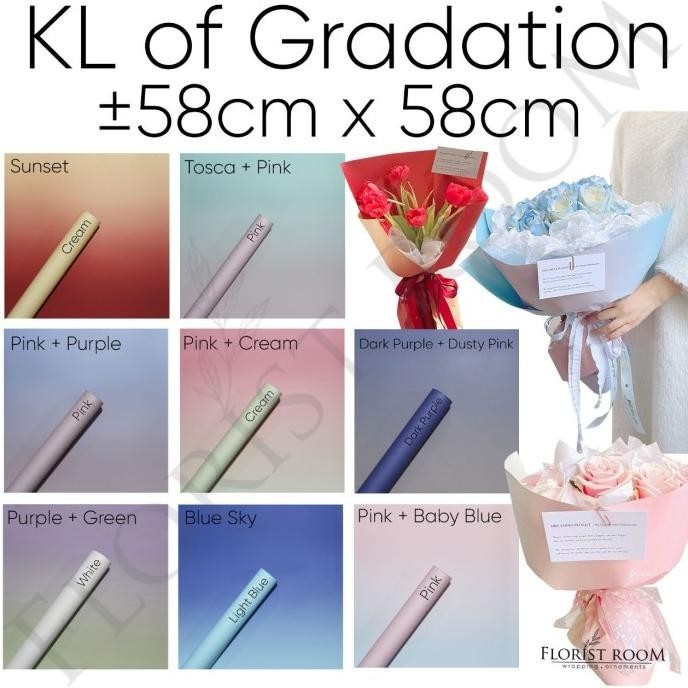 

20 Lembar KL of Gradation - Cellophane