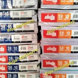 

New Buku Tulis 58 Lembar Garis Skola By Sidu Notebook A5 Sinar Dunia [10Pcs]