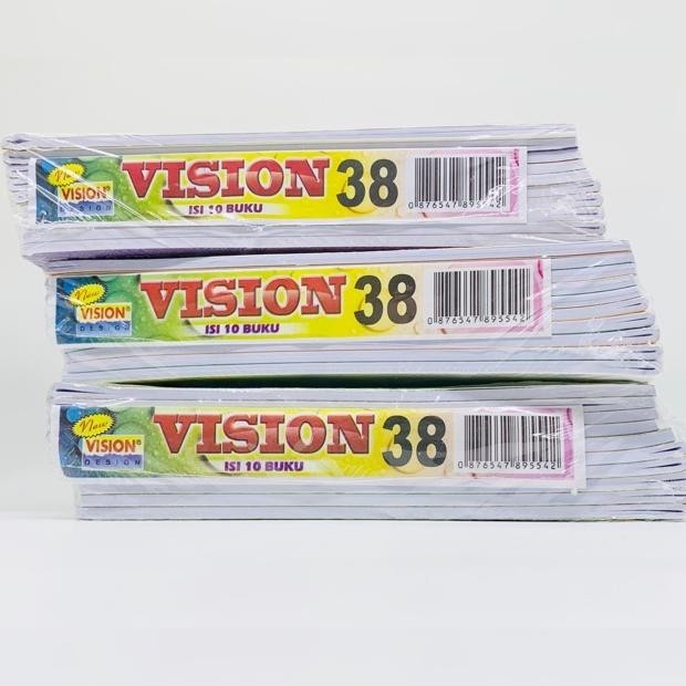 

Ready Buku Tulis Vision 10X38 Lembar A5