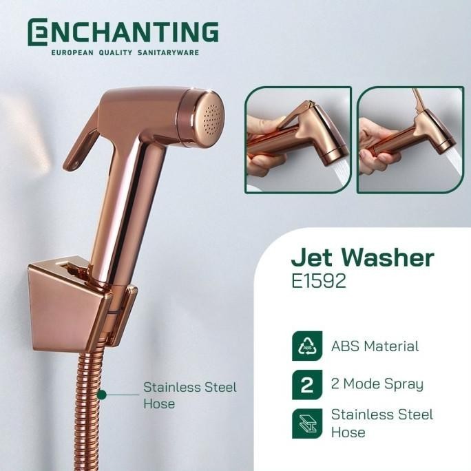 NEW Jet Washer Closet Europe Enchanting Chrome RoseGold E1592 / E1593