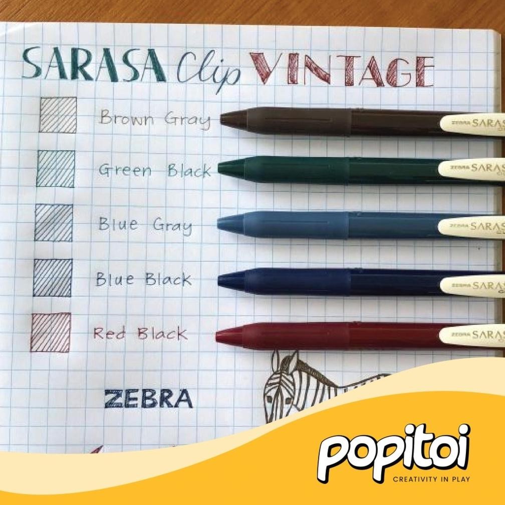 

gf-5 Zebra Sarasa Gel Pen Set Pulpen Warna Warni Termurah