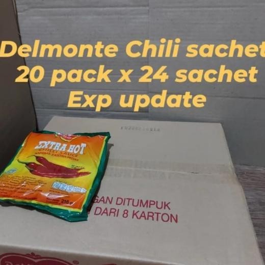 

Delmonte Sauce Chilli Saus Sambal Sachet Dus Kartonan