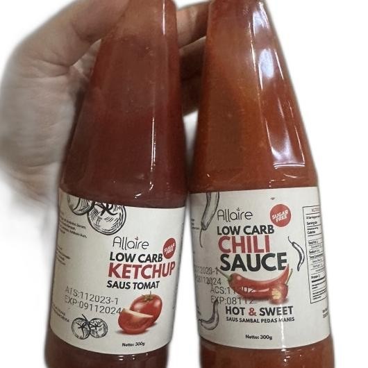 

Bundling Saos Keto Sambal Dan Tomat Sugarfree Low Carb Lowcale
