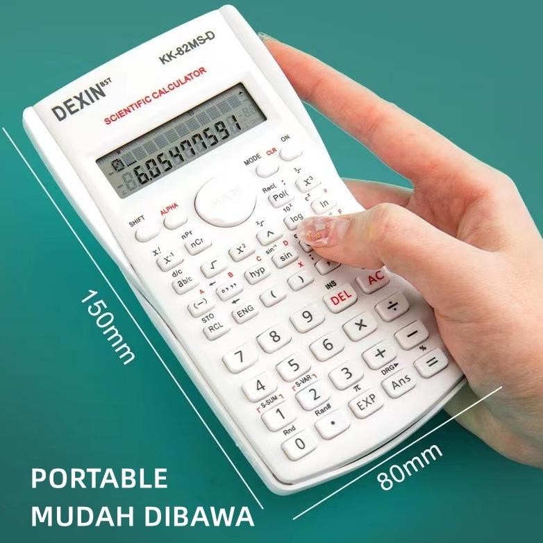 

Aw89 Kalkulator Color Function Scientific Kalkulator 24 Fungsi Kalkulasi 3 Warna 1700 scientific calculator KK-82MS-D Terlaris