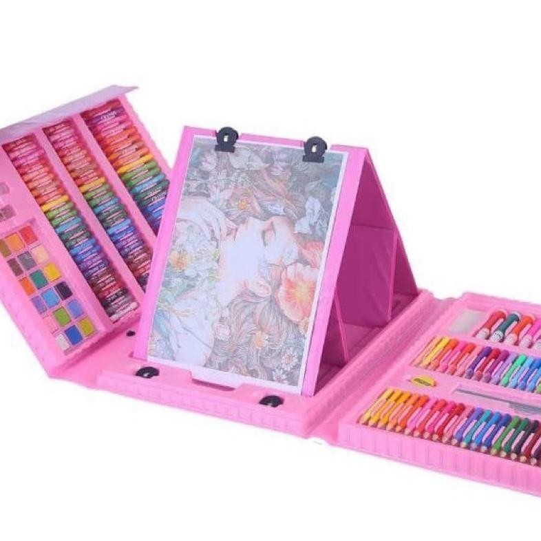 

gfd-12 VIRAL CRAYON SET 208 Pensil Warna Crayon Set 208 Pcs Crayon Mewarnai 208 Warna Pensil Krayon Alat Menggambar atau Mewarnai Berkualitas