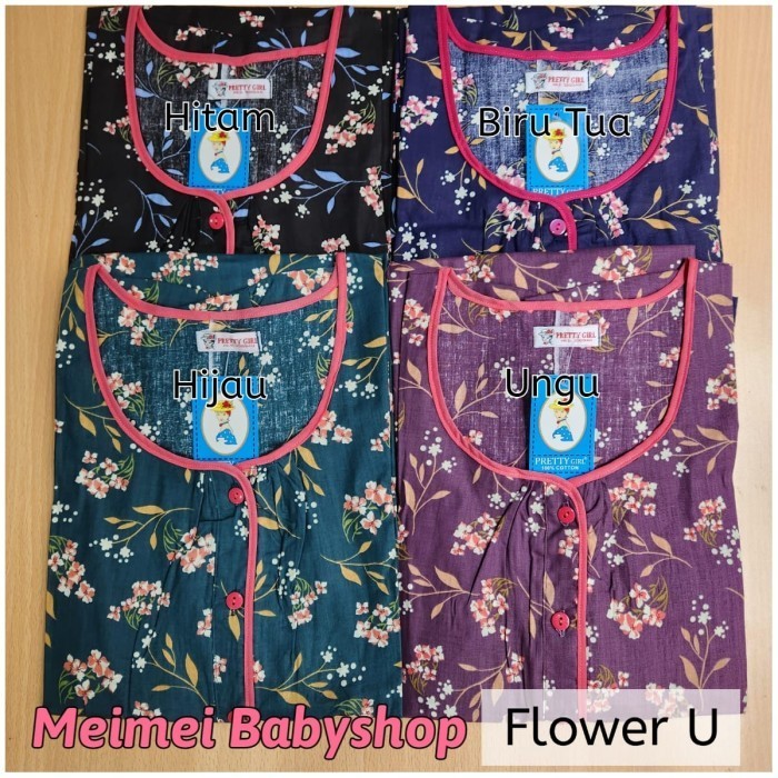 TFm Daster Katun Pretty Girl / Daster Busui Bumil / Baju Tidur Wanita ZZ3