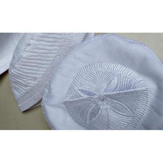 Peci Haji Kopiah Putih Songkok Bugis Madinah Malaki Banjar