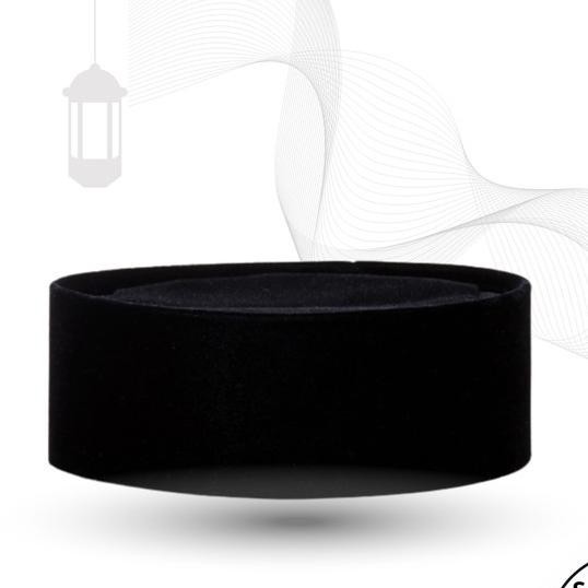 Songkok Mosclo Sunan Kudus Kopiah Nusantara Peci Hitam Ketu Beludru