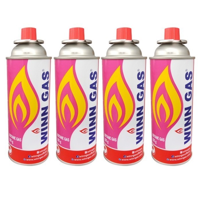 Tabung Gas Kaleng Winn Gas 235 Gram / GAS KALENG BUTANE WINN GAS